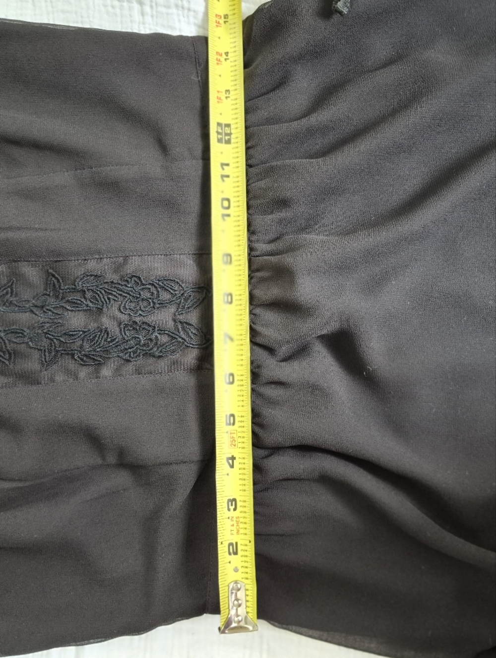 Kimchi Blue "Emma" Crepe Lace Dress, Size 8, Black, LBD - Picture 10 of 14